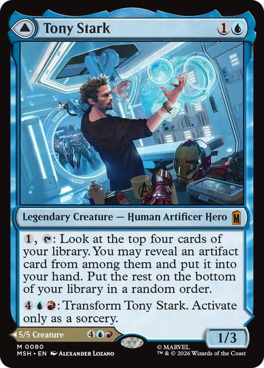 MSH, Tony Stark // The Invincible Iron Man, Standard, 80, M, Near Mint, Normal, EN