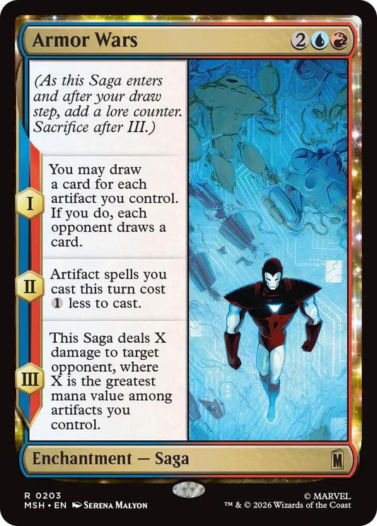 MSH, Armor Wars, Standard, 203, R, Near Mint, (Foil), EN