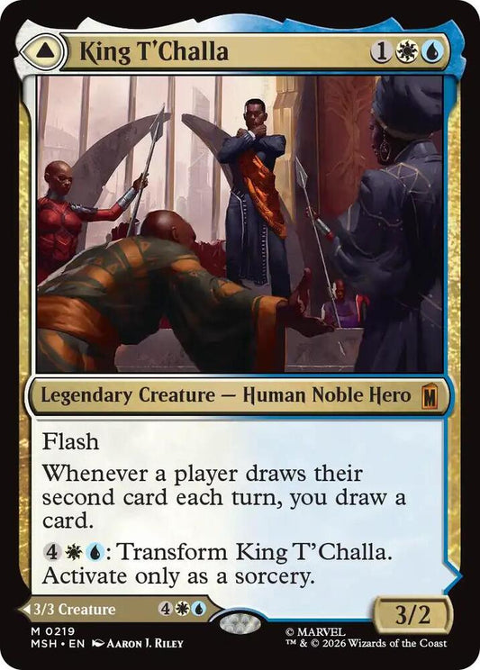 MSH, King T'Challa // Black Panther, Hope Enduring, Standard, 219, M, Near Mint, Normal, EN