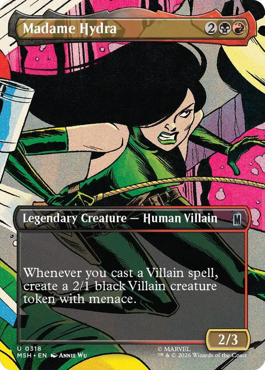 MSH, Madame Hydra, (Borderless), 318, U, Near Mint, (Foil), EN