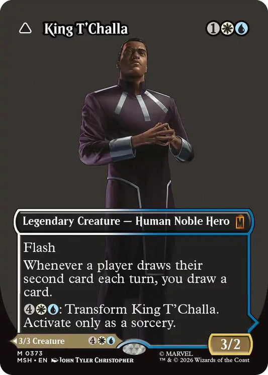 MSH, King T'Challa // Black Panther, Hope Enduring, (Borderless), 373, M, Near Mint, Normal, EN