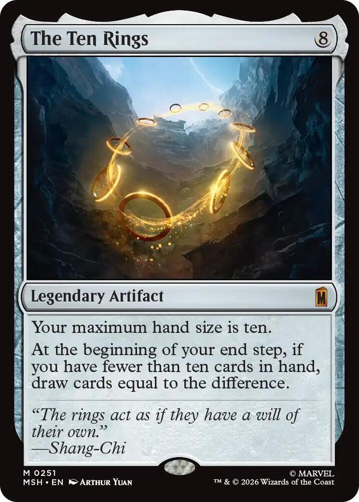 MSH, The Ten Rings, Standard, 251, M, Near Mint, Normal, EN