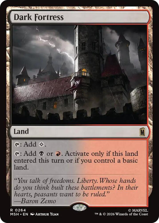 MSH, Dark Fortress, Standard, 264, R, Near Mint, (Foil), EN