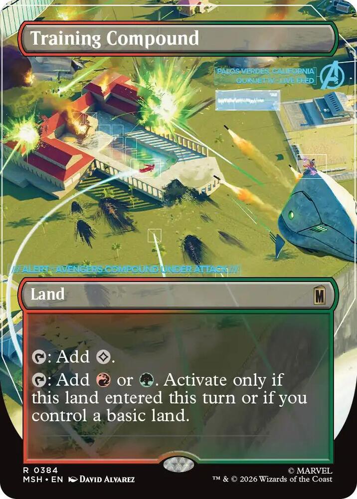 MSH, Training Compound, (Borderless), 384, R, Near Mint, (Foil), EN