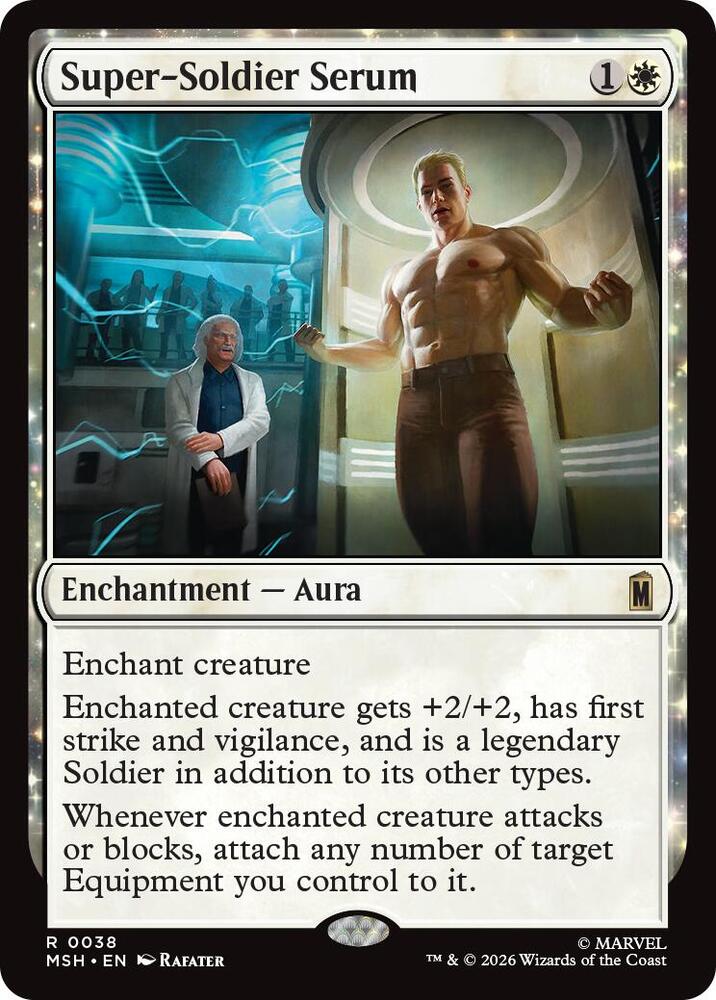 MSH, Super-Soldier Serum, Standard, 38, R, Near Mint, Normal, EN