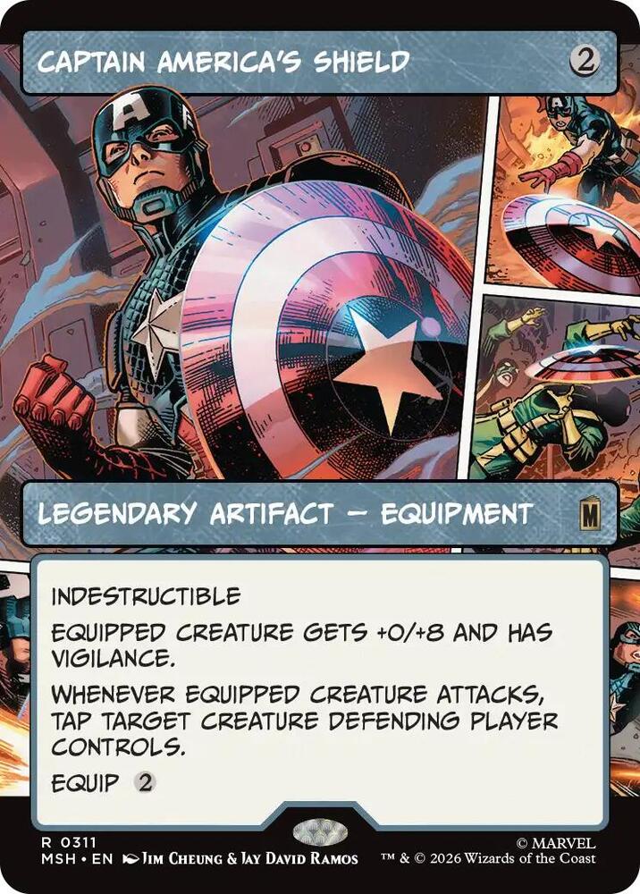 MSH, Captain America's Shield, (Showcase), 311, R, Near Mint, Normal, EN