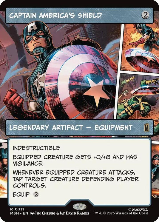 MSH, Captain America's Shield, (Showcase), 311, R, Near Mint, Normal, EN