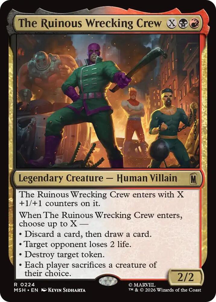 MSH, The Ruinous Wrecking Crew, Standard, 224, R, Near Mint, Normal, EN