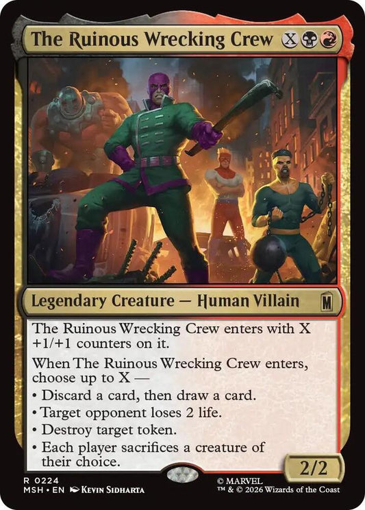 MSH, The Ruinous Wrecking Crew, Standard, 224, R, Near Mint, Normal, EN