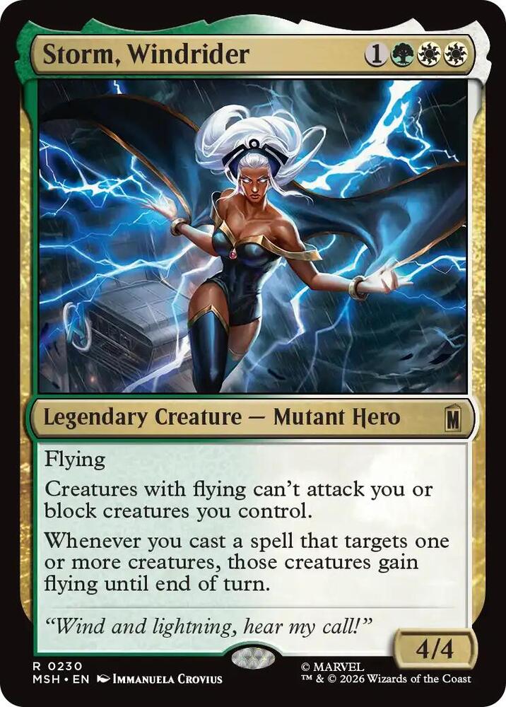 MSH, Storm, Windrider, Standard, 230, R, Near Mint, (Foil), EN