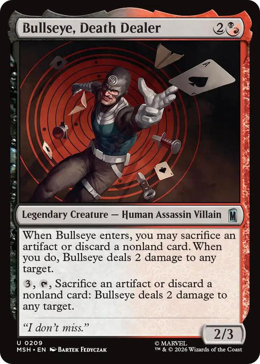MSH, Bullseye, Death Dealer, Standard, 209, U, Near Mint, (Foil), EN