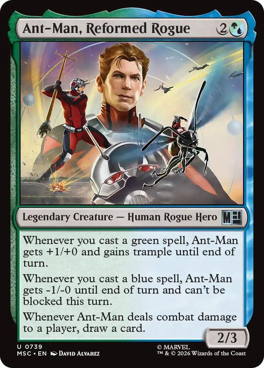 MSC, Ant-Man, Reformed Rogue, Standard, 739, U, Near Mint, (Foil), EN