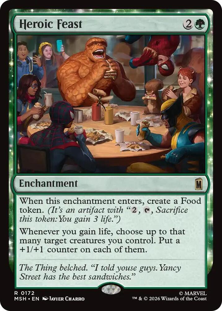 MSH, Heroic Feast, Standard, 172, R, Near Mint, Normal, EN