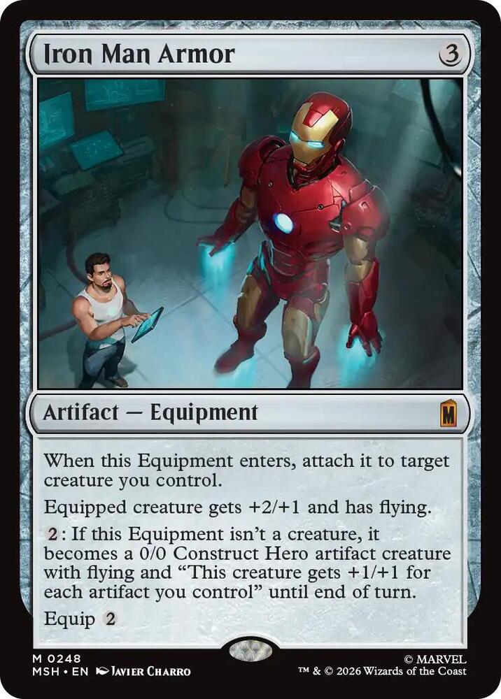 MSH, Iron Man Armor, Standard, 248, M, Near Mint, Normal, EN