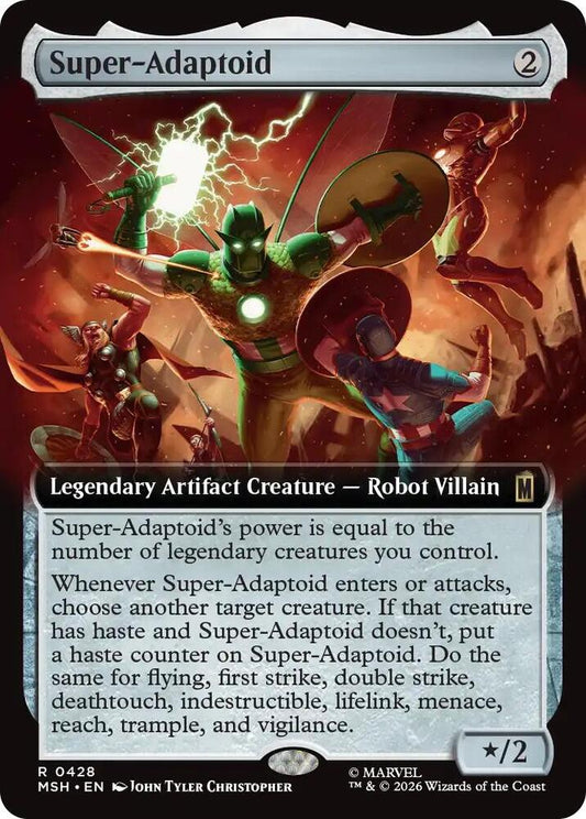 MSH, Super-Adaptoid, (Extended Art), 428, R, Near Mint, Normal, EN