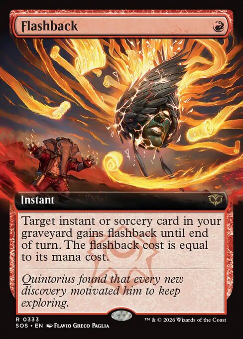 SOS, Flashback, (Extended Art), 333, R, Near Mint, Normal, EN