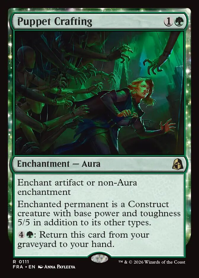 FRA, Puppet Crafting, Standard, 111, R, Near Mint, Normal, EN