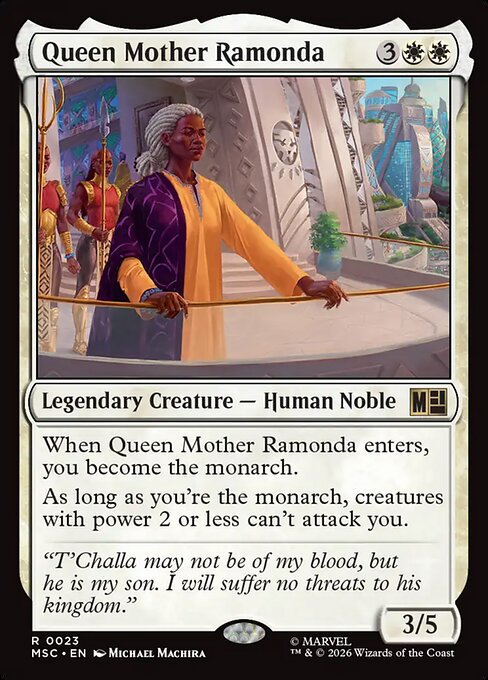MSC, Queen Mother Ramonda, Standard, 23, R, Near Mint, Normal, EN