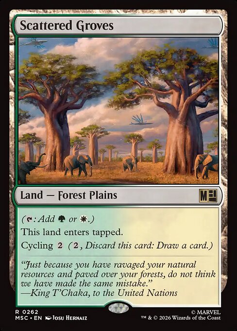 MSC, Scattered Groves, Standard, 262, R, Near Mint, Normal, EN