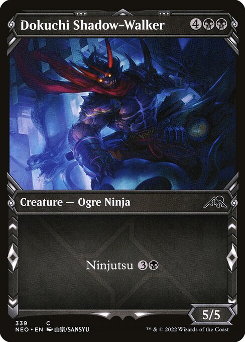 NEO, Dokuchi Shadow-Walker, (Showcase), 339, C, Near Mint, Normal, EN