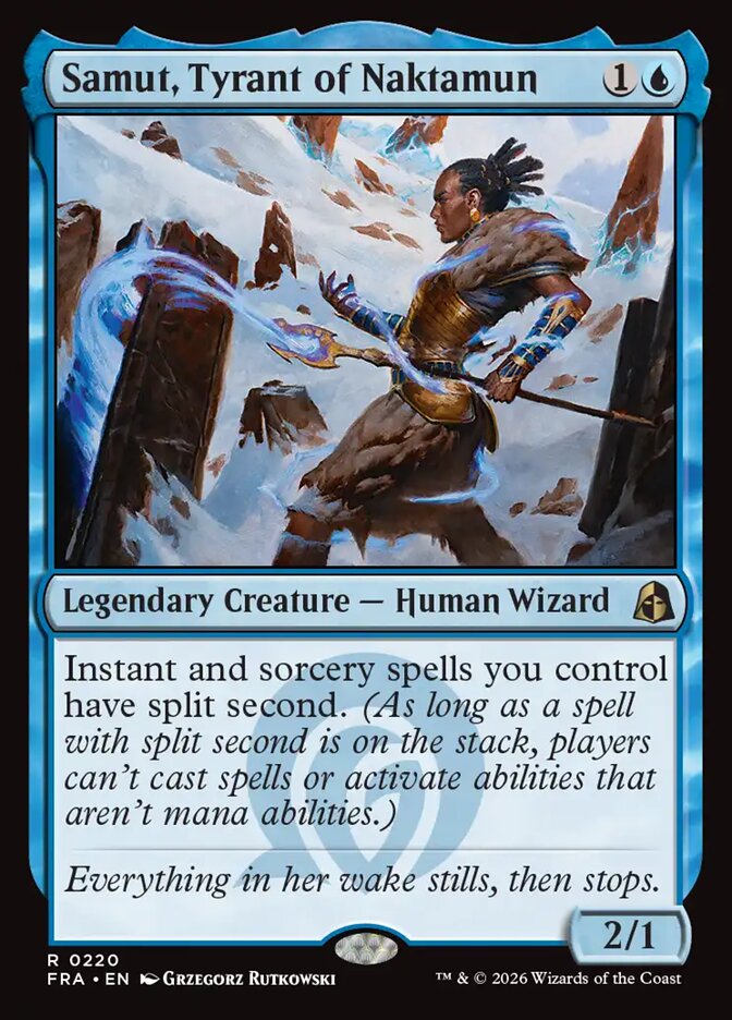FRA, Samut, Tyrant of Naktamun, Standard, 220, R, Near Mint, (Foil), EN