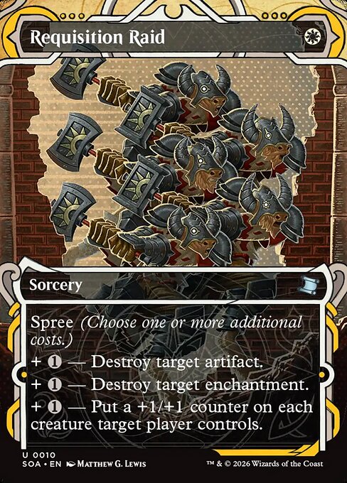 SOA, Requisition Raid, (Showcase), 10, U, Near Mint, Normal, EN