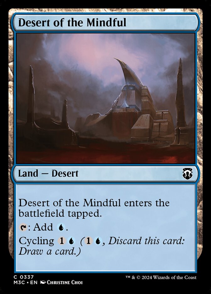M3C, Desert of the Mindful, Standard, 337, C, Near Mint, Normal, EN