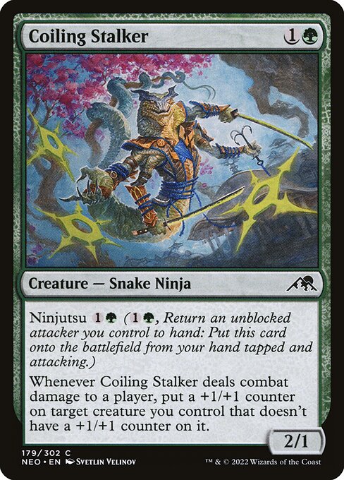 NEO, Coiling Stalker, Standard, 179, C, Near Mint, Normal, EN