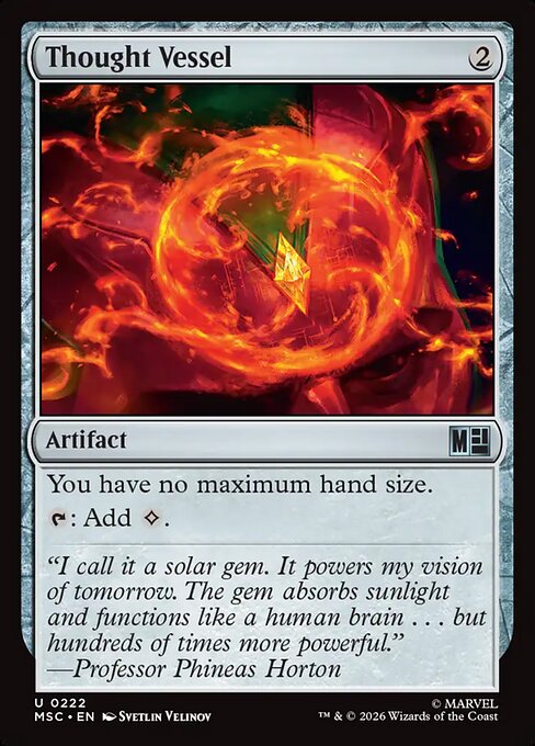 MSC, Thought Vessel, Standard, 222, U, Near Mint, {Surge Foil}, EN