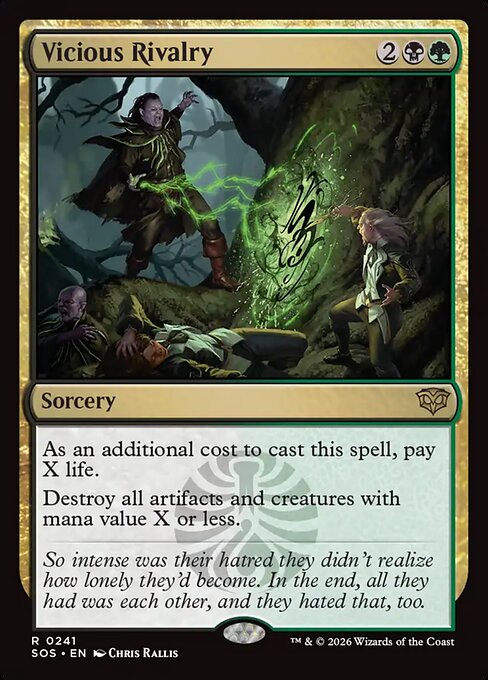 SOS, Vicious Rivalry, Standard, 241, R, Near Mint, Normal, EN