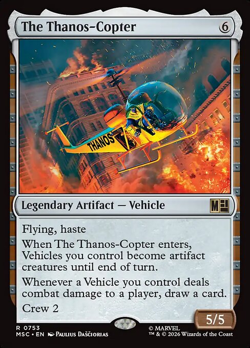 MSC, The Thanos-Copter, Standard, 753, R, Near Mint, Normal, EN