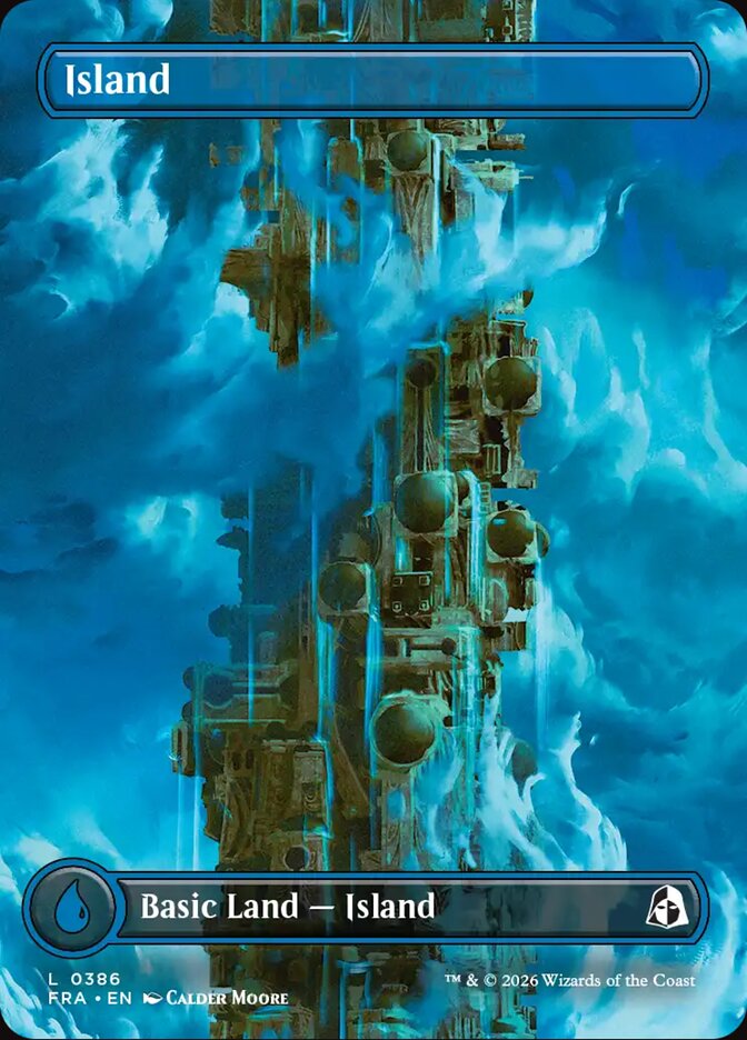 FRA, Island, (Full Art), 386, C, Near Mint, (Foil), EN