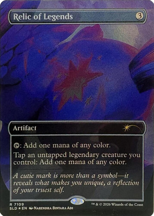 SLD, Relic of Legends, (Borderless), 7109, R, Near Mint, (Foil), EN