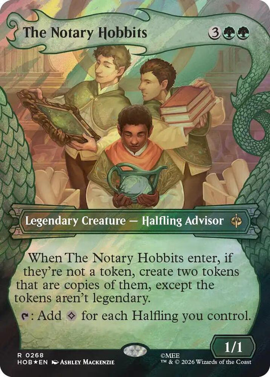 HOB, The Notary Hobbits, (Showcase), 268, R, Near Mint, (Surge Foil), EN