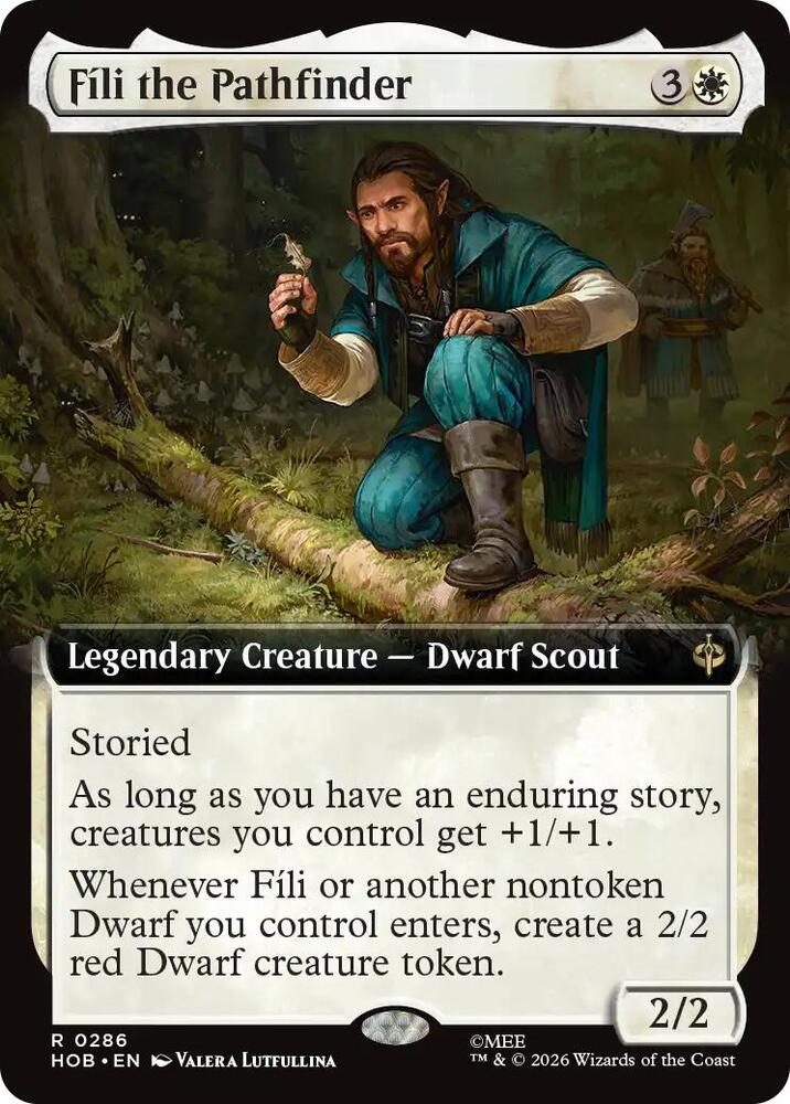 HOB, Fili the Pathfinder, Extended Art, 286, R, Near Mint, Normal, EN (Copy)