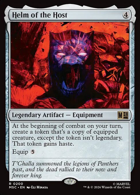 MSC, Helm of the Host, Standard, 200, R, Near Mint, Normal, EN
