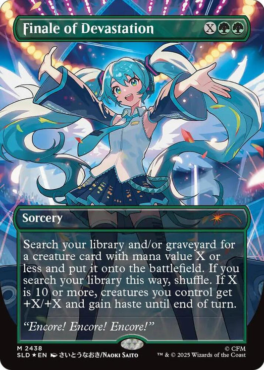 SLD, Finale of Devastation, (Borderless), 2438, M, Near Mint, (Foil), EN