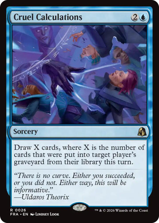 FRA, Cruel Calculations, Standard, 26, R, Near Mint, Normal, EN