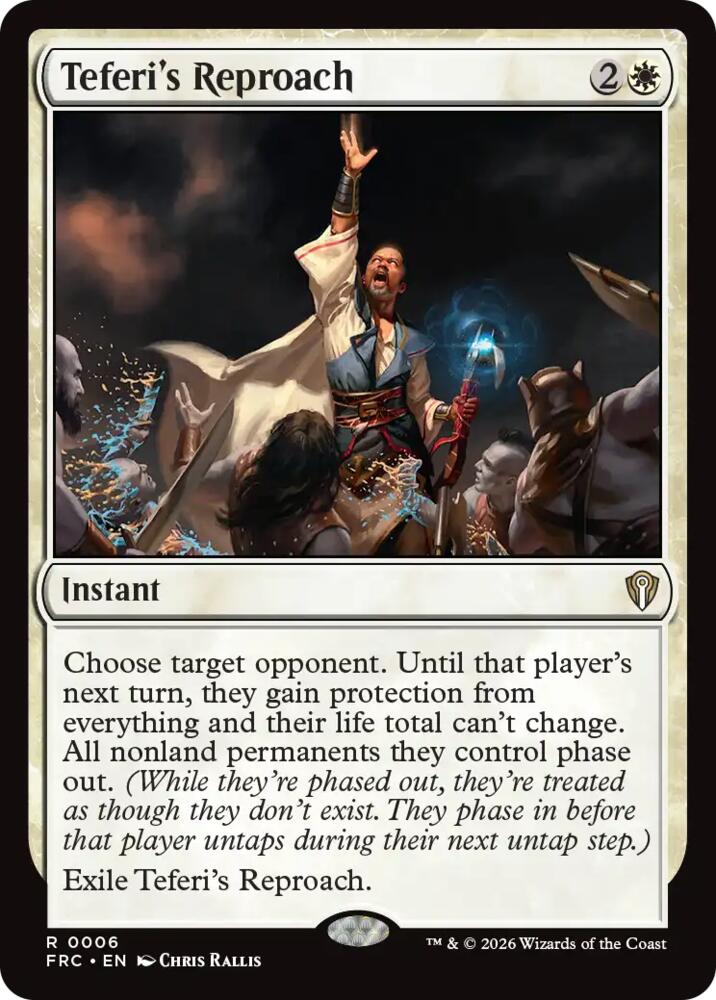 FRC, Teferi's Reproach, Standard, 6, R, Near Mint, Normal, EN