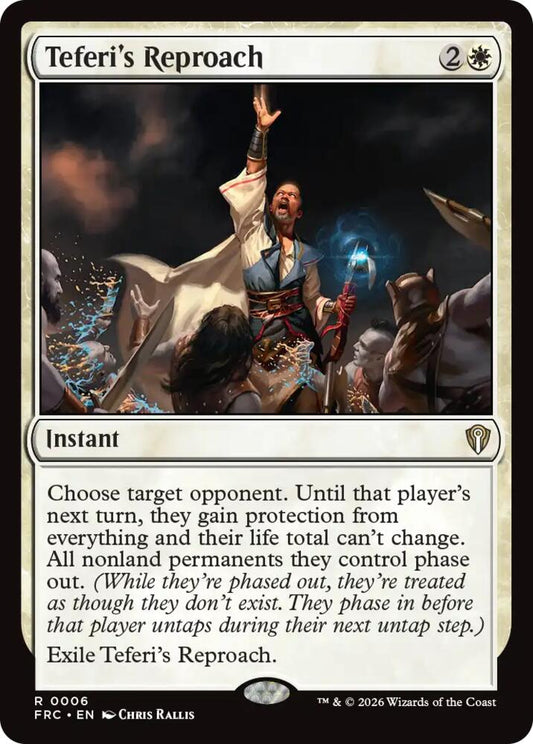 FRC, Teferi's Reproach, Standard, 6, R, Near Mint, Normal, EN