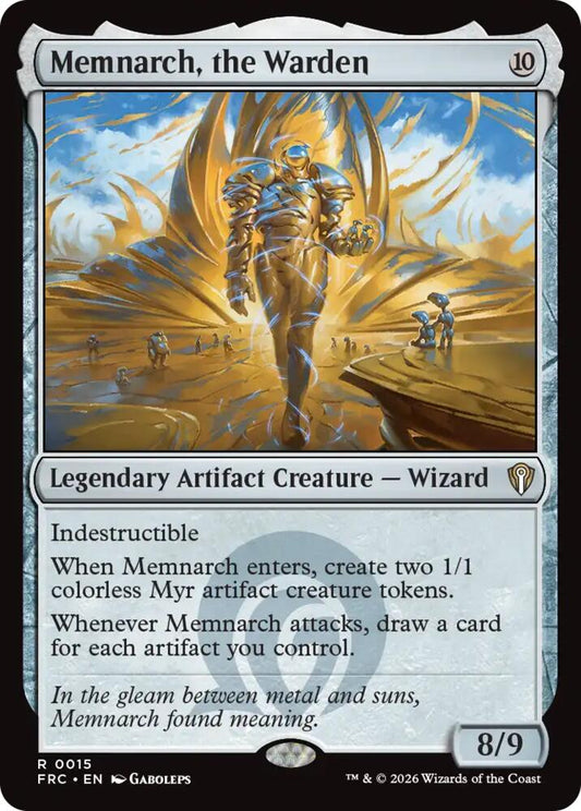 FRC, Memnarch, the Warden, Standard, 15, R, Near Mint, Normal, EN