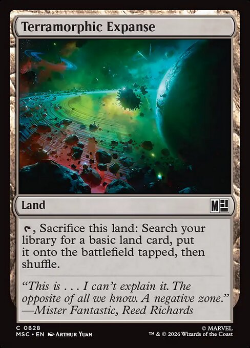 MSC, Terramorphic Expanse, Standard, 828, C, Near Mint, Normal, EN