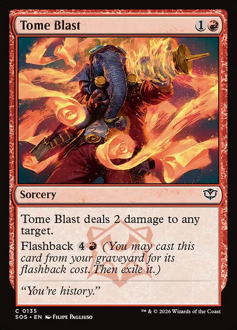SOS, Tome Blast, Standard, 135, C, Near Mint, Normal, EN