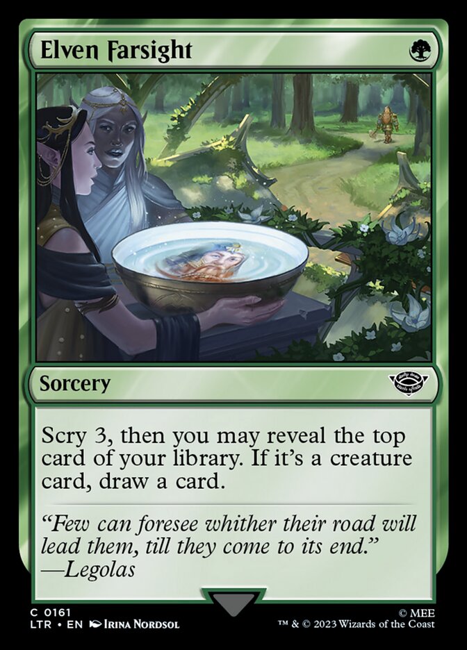 LTR, Elven Farsight, Standard, 161, C, Near Mint, Normal, EN