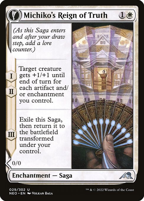 NEO, Michiko's Reign of Truth // Portrait of Michiko, Standard, 29, U, Near Mint, Normal, EN
