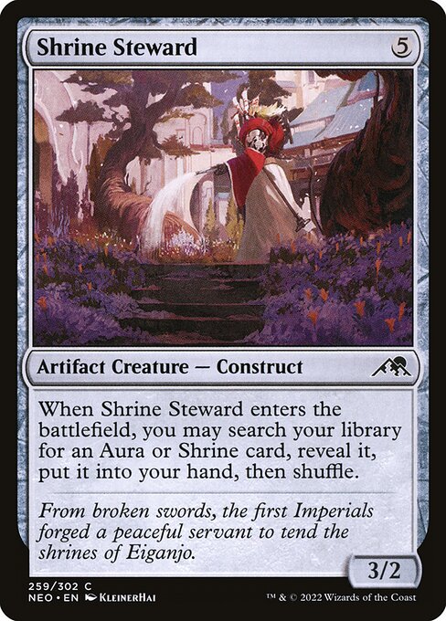 NEO, Shrine Steward, Standard, 259, C, Near Mint, Normal, EN