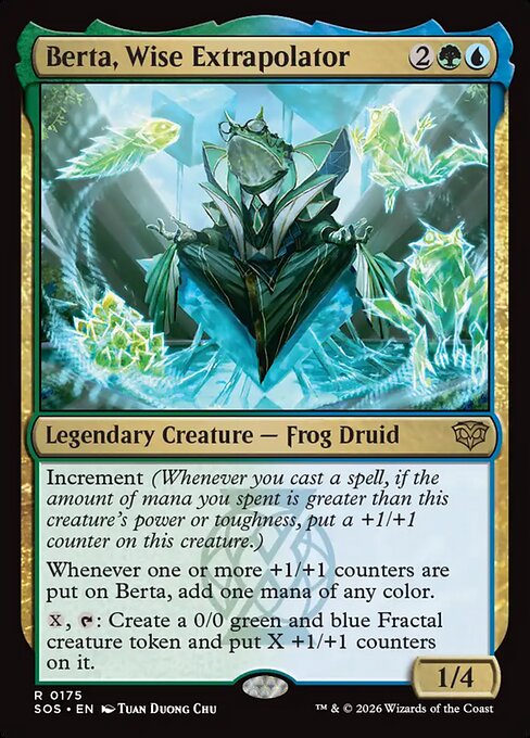 SOS, Berta, Wise Extrapolator, Standard, 175, R, Near Mint, Normal, EN