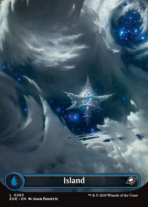EOE, Island, (Full Art), 263, C, Near Mint, Normal, EN