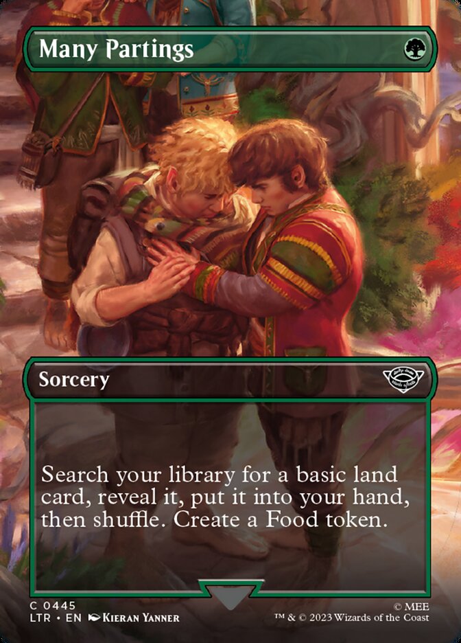 LTR, Many Partings, (Borderless), 445, C, Near Mint, Normal, EN