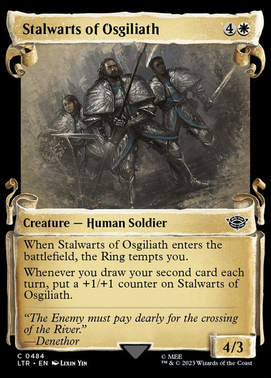 LTR, Stalwarts of Osgiliath, (Showcase Scrolls), 484, C, Near Mint, Normal, EN
